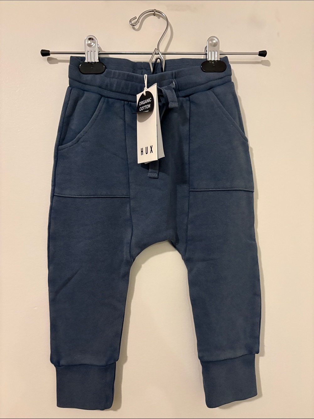 Huxbaby Kids Joggers in Slate Blue